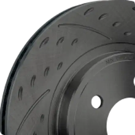 SP Performance Diamond Slotted / Dimpled rotor surface