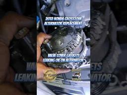 How to replace Alternator| 2012 Honda Crosstour EX-L 3.5| Check Honda playlist for Full Howto video.