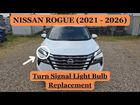 Nissan Rogue -  FRONT TURN SIGNAL LIGHT BULB REPLACEMENT / REMOVAL (2021 - 2026)