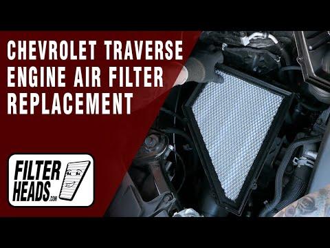 How to Replace the Engine Air Filter on a 2020 Chevrolet Traverse