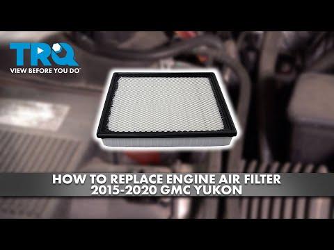 How to Replace Engine Air Filter 2015-2020 GMC Yukon