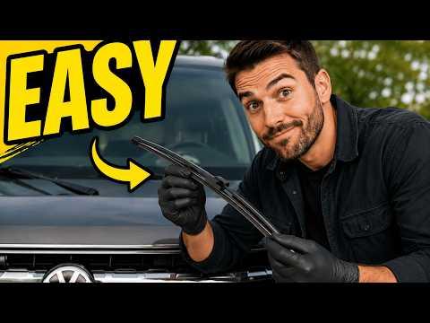 How to Replace Front Windshield Wiper Blades on a 2018 Volkswagen Atlas
