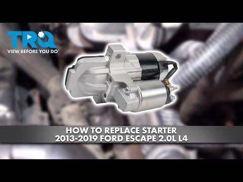 How to Replace the Starter Motor on a 2005-2019 Ford Escape (Engine: Inline 4 2.0L)