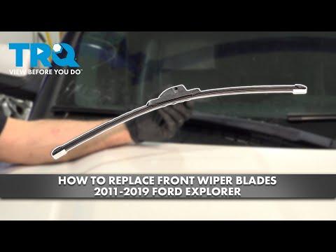 How to Replace Front Windshield Wipers on a 2017 Ford Explorer