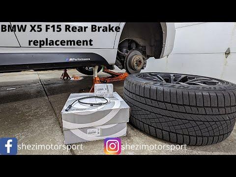 BMW X5 F15 rear brakes replacement