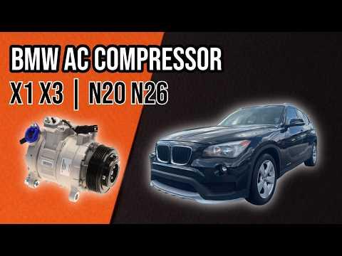 How to Replace the A/C Compressor on a 2016 BMW X1 (R-1234yf System)