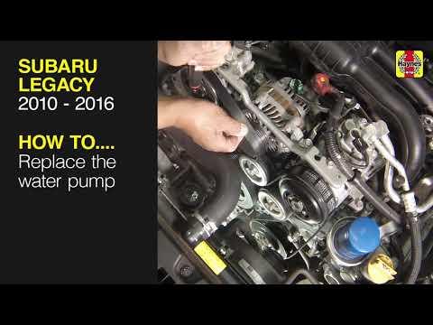 How to Replace the Water Pump on a 2016 Subaru Legacy (FB25)