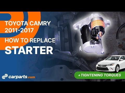 How to Replace the Starter Motor on a 2017 Toyota Camry
