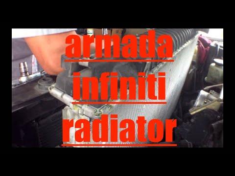 How to Replace the Upper or Lower Radiator Hose on a 2016 INFINITI QX80