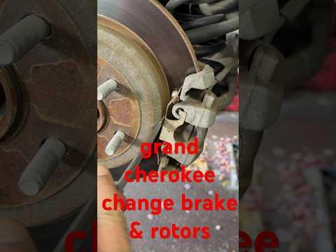 2019 jeep grand cherokee change brake & rotors