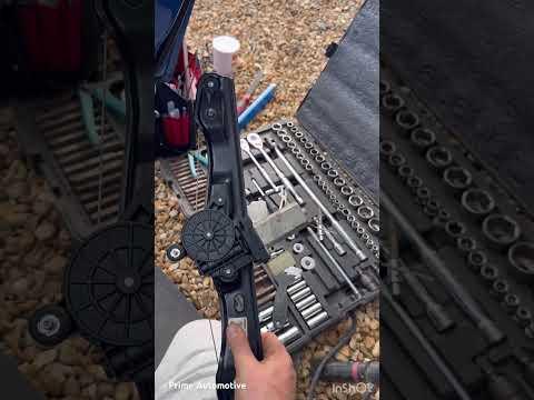How to Replace Rear Window Regulator on a 2016 BMW 340i (Rear Door Glass Repair)