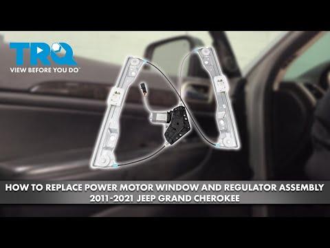 How to replace Power Window Motor & Regulator Assembly 2011-2021 Jeep Grand Cherokee