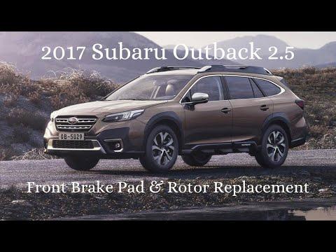 2015-2019 Subaru Outback 2.5 Front Brake Pad & Rotor Replacement