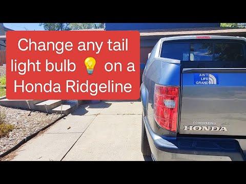How to Replace Rear Turn Signal Bulb on a 2018 Honda Ridgeline (Tail Lamp Access)