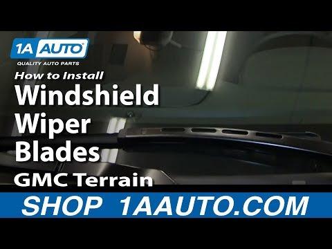 How To Replace Windshield Wiper Blades 10-17 GMC Terrain