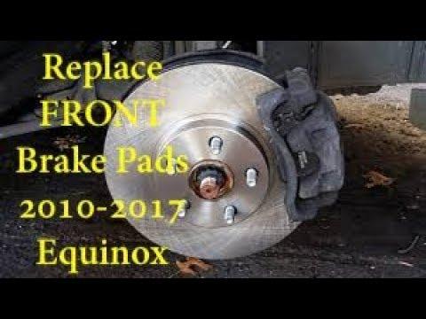 How to Replace FRONT Brake Pads 2010-2017 Chevy Equinox
