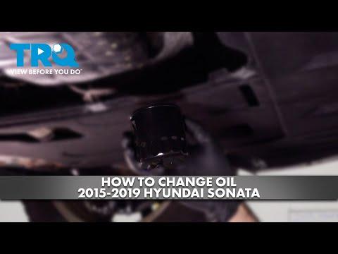 How to Change Engine Oil & Oil Filter on a 2018 Hyundai Sonata (DIY Guide)