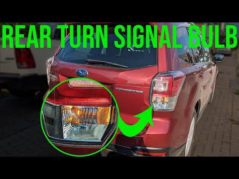 How to Replace Rear Turn Signal Bulb - Subaru Forester (2014-2018)