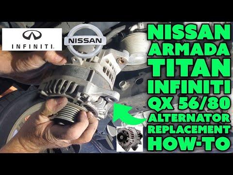 How to Replace the Alternator on a 2016 INFINITI QX80 5.6L V8 (Charging System Fix)