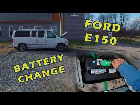Changing our van's battery - Ford E150
