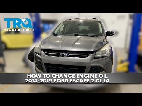 How to Change Engine Oil and Filter on a 2014 Ford Escape