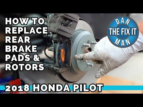 2016 - 2022 Honda Pilot Replacing Rear Brake Pads & Rotors! Easy DIY with Torque Specs! Ridgeline