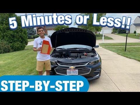 HOW TO: Change the Engine Air Filter on a 2016-2022 Chevy Malibu