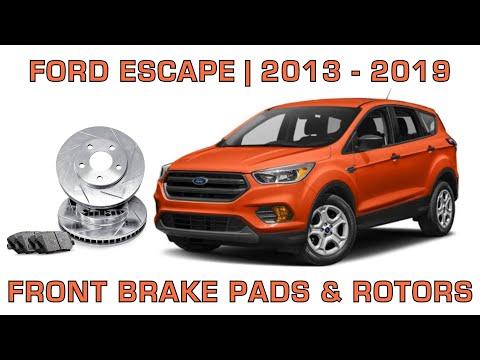 How to Replace Front Brake Pads & Rotors on Ford Escape (2013-2019, 3rd Gen)