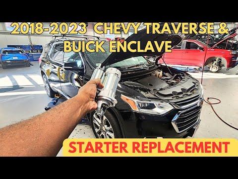2018-2023 Chevy Traverse & Buick Enclave Starter replacement