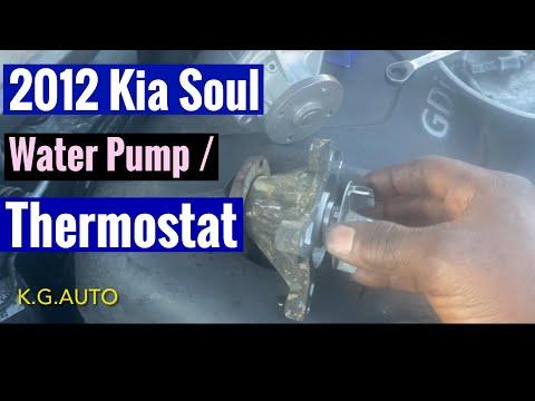 2012 Kia Soul Water Pump / Thermometer Replacement