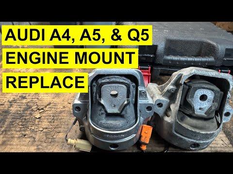Engine Mount Replacement On Audi A4, A5, Q5 - 2009-17 - Step-By-Step