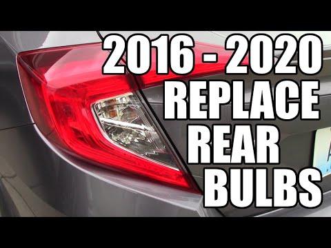 How to replace 16 - 20 Honda Civic Rear Tail Lights. EASY!!