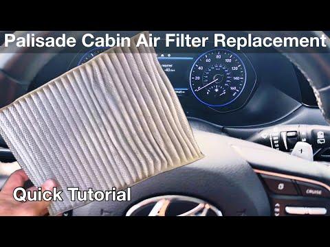 2020 Hyundai Palisade How to change your cabin air filter