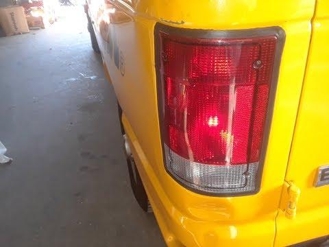 How to Remove Ford Econoline Van Tail Light to Replace bulb