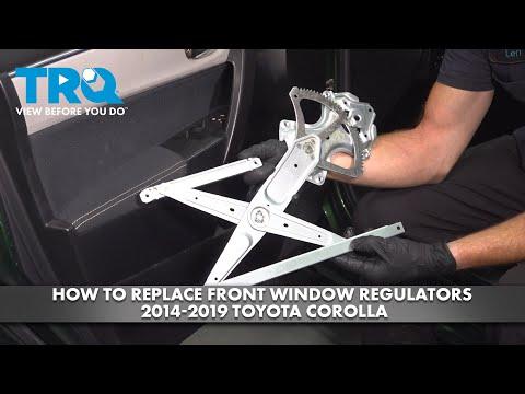 How to Replace Front Window Regulators on a 2014-2019 Toyota Corolla (Body: Sedan)
