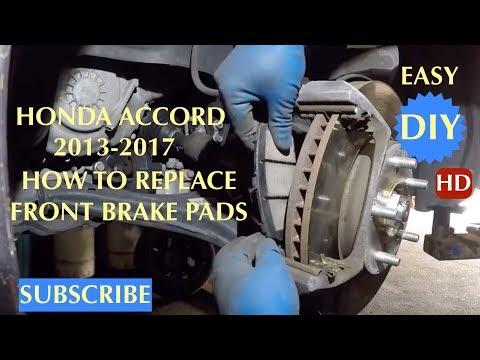 How to Replace Front Brake Pads on a 2017 Honda Accord