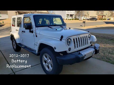 How to Replace the Battery on a 2015 Jeep Wrangler (Group 34)
