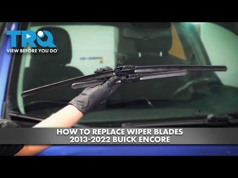 How to Replace Front Windshield Wiper Blades on a 2016 Buick Encore