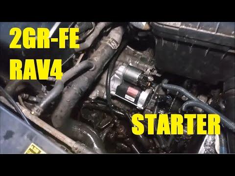 How to Replace the Starter - Toyota 3.5-liter V6 2GR-FE RAV4 Sienna Highlander Camry RX350 ES350