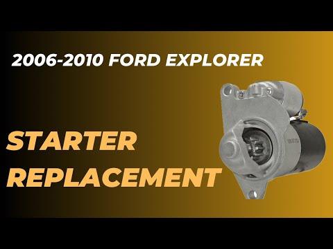 2006-2010 Ford Explorer 4.0 Starter Replacement