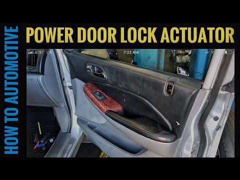 How To Replace The Front Power Door Lock Actuator On An Acura Mdx