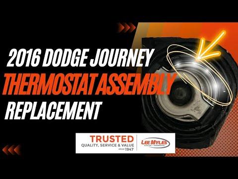How to Replace the Thermostat Housing on a 2016 Dodge Journey