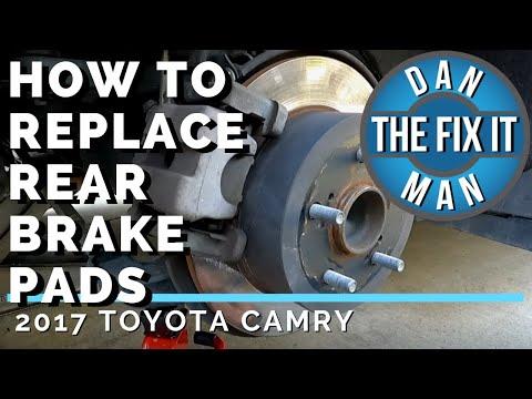 How to Replace Rear Brake Pads on a 2017 Toyota Camry