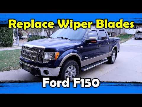 2012 Ford F150 Windshield Wiper Blade Replacement