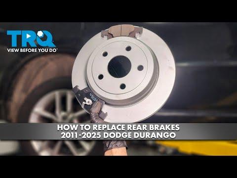 How to Replace Rear Brakes 2011-2025 Dodge Durango