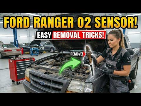 Ford Ranger - Oxygen Sensor EASY removal tricks - downstream/upstream