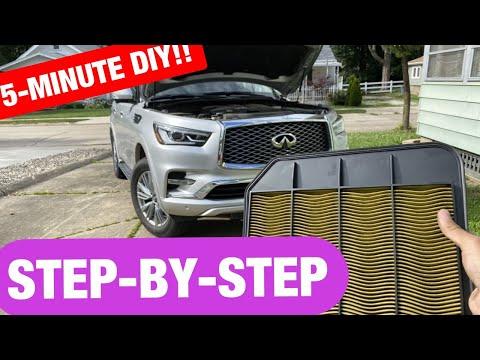 How to Replace the Engine Air Filter on a 2016 INFINITI QX80 (DIY Guide)