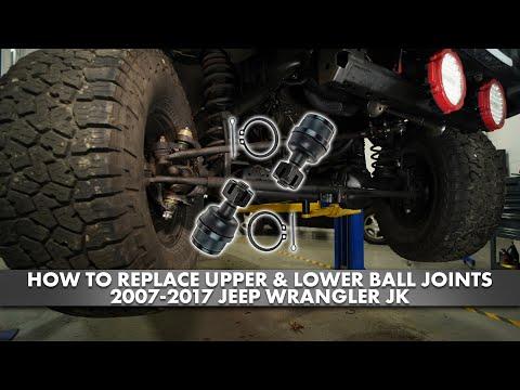 How To Replace Upper & Lower Ball Joints 2007-2018 Jeep Wrangler JK