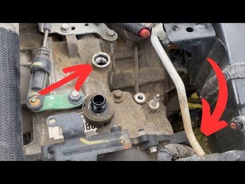 How to change Transmission Fluid Buick Encore 2013-2022 Fill and Drain Plugs Location