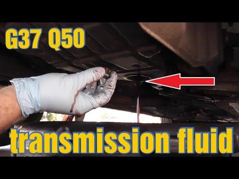 How to Change Transmission Fluid & Filter on a 2016 INFINITI Q50 (7-Speed Auto)
